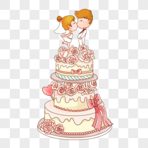 结婚纪念日庆祝蛋糕图片