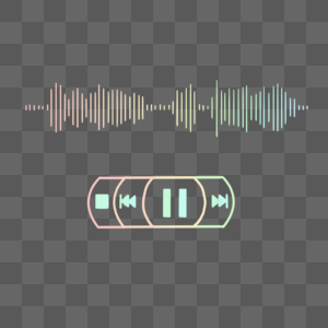渐变音乐播放器图片