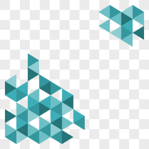 抽象三角几何商务边框高清图片