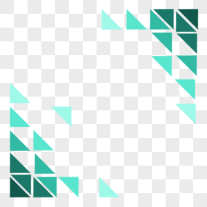 几何抽象边框绿色图片