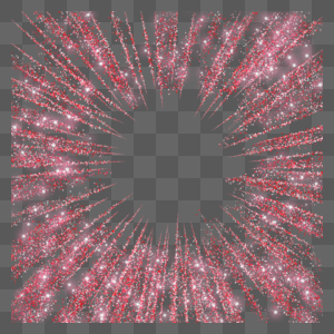 圆形发散粒子光点金粉光效边框图片