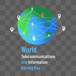世界电信和信息社会日信息连接图片