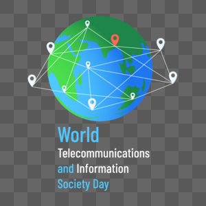 世界电信和信息社会日信息连接高清图片