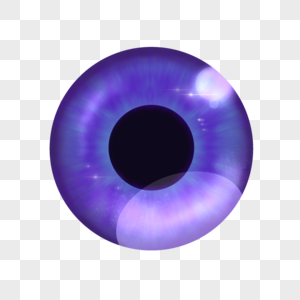 3d人眼球紫色高清图片