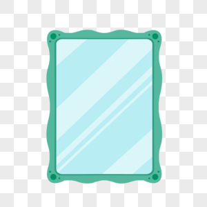 伊朗新年卡通玻璃镜子图片素材