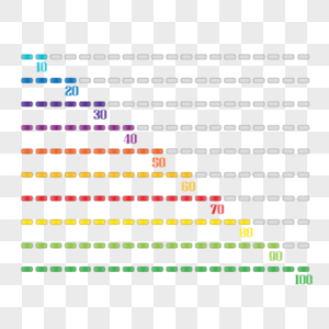 创意进度栏矢量元素图片