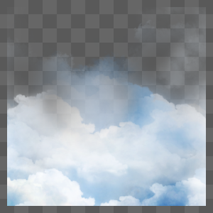层层叠叠的云朵星空图案高清图片