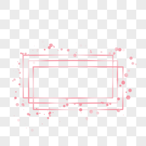 矩形金属质感玫瑰金边框图片