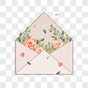 母亲节花卉礼物信封图片