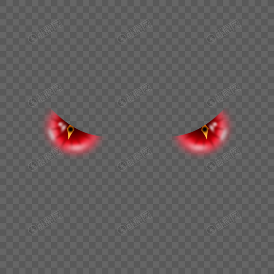 恶魔眼睛恐怖红色魔鬼怪物双眼图片