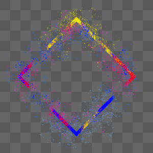 流体抽象彩色条纹几何边框图片