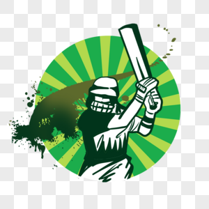 绿色ICC板球图片