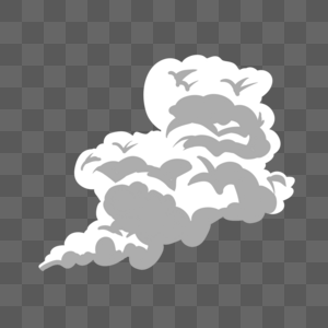 灰白抽象云层烟雾云朵图片