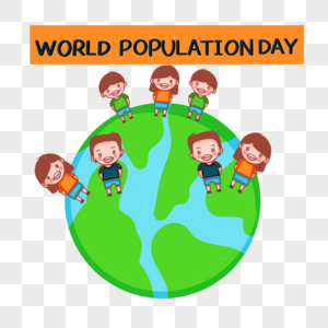 鲜艳的世界人口日图片