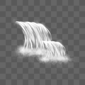 写实风格景色液体瀑布图片