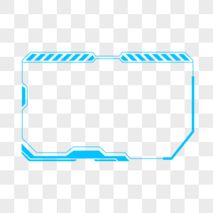 蓝色趋势抽搐直播流覆盖边框图片