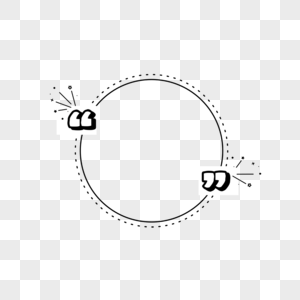 圆圈线条对话框图片