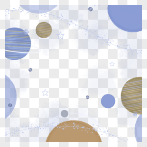 棕色蓝色星球宇宙星系图图片