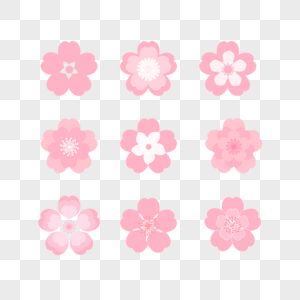 粉色花朵春天粉色樱花合集图片