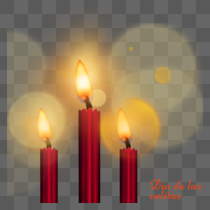 红色浪漫蜡烛灯光图片