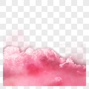 云朵粉色真实天空图片