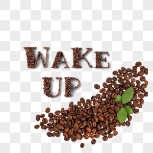 咖啡豆创意字母图片