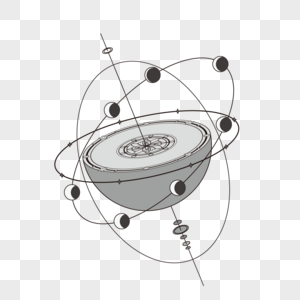 手绘神秘图案星球图片