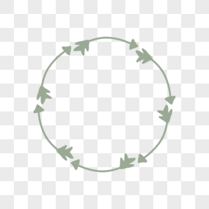 绿色箭矢组成的环图片