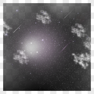 夜空中的星海奇观光效宇宙银河图片