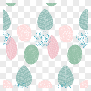 粉色树叶纹理莫兰迪植物边框图片