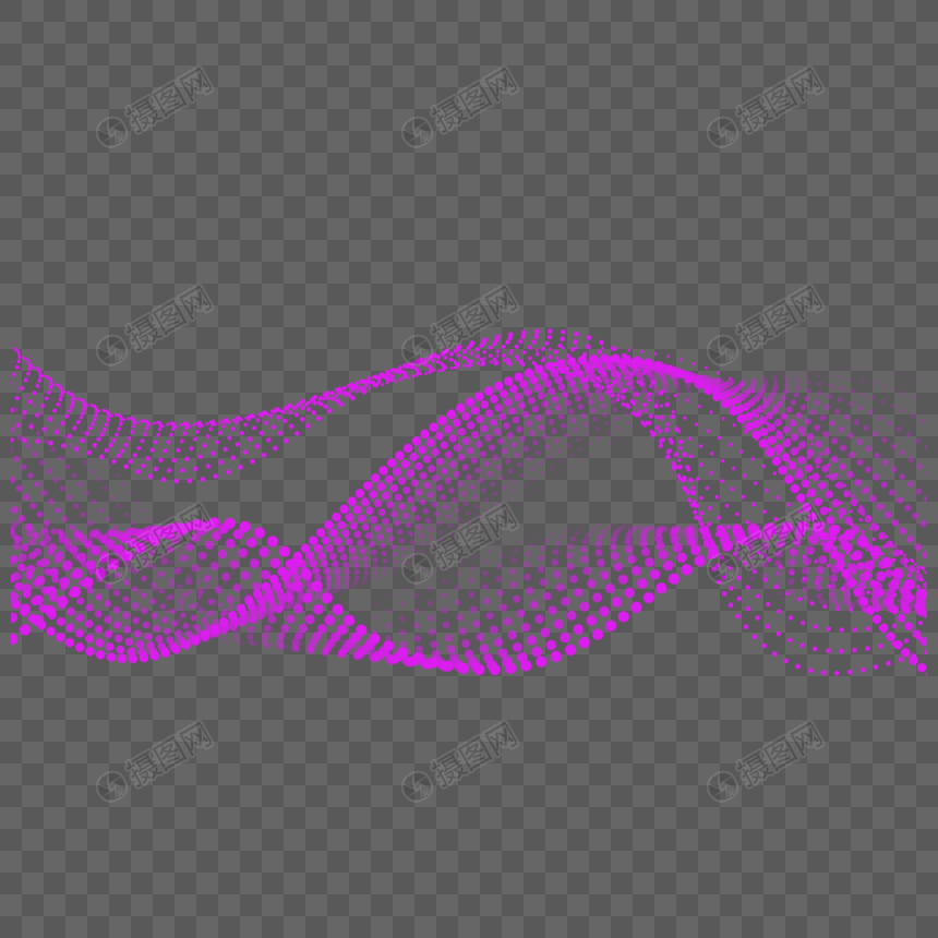 紫色光点颗粒光效抽象量子图片