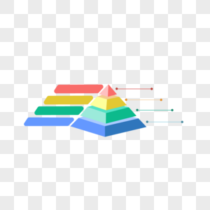 矢量金字塔框架素材图片