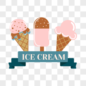 卡通蛋卷冰淇淋图片