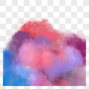 抽象烟雾彩色层叠插画图片