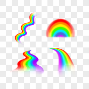 彩虹颜色抽象光谱光效图片