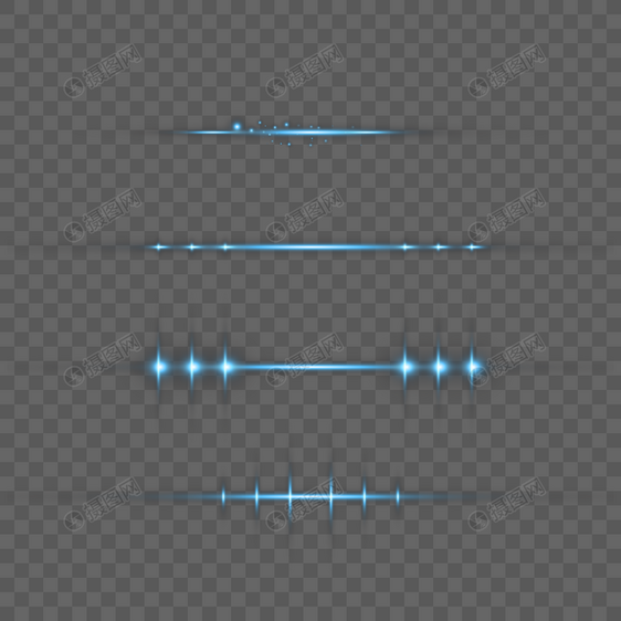 蓝光光效闪光闪烁光线图片