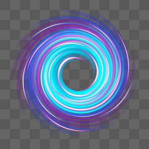 黑洞漩涡效果蓝紫色高清图片