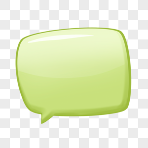 对话框果冻绿色立体图片图片