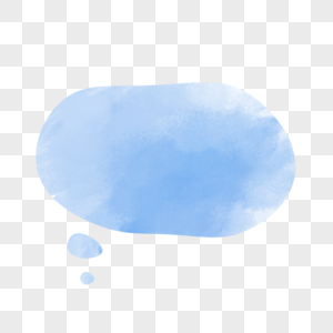 笔刷淡蓝水彩气泡图案图片