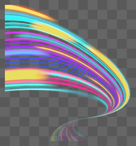彩色动感光束运动图片