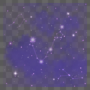 紫色云彩宇宙星座星空图片
