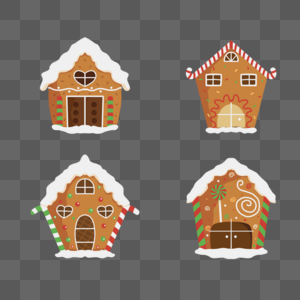 冬季创意圣诞房子图片