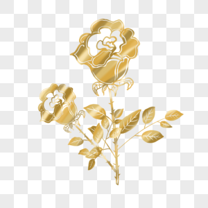 金枝抽象光效金玫瑰植物花卉图片