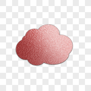 云朵形玫瑰金边框图片