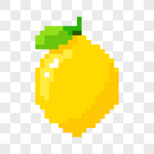 像素游戏水果黄色柠檬图片