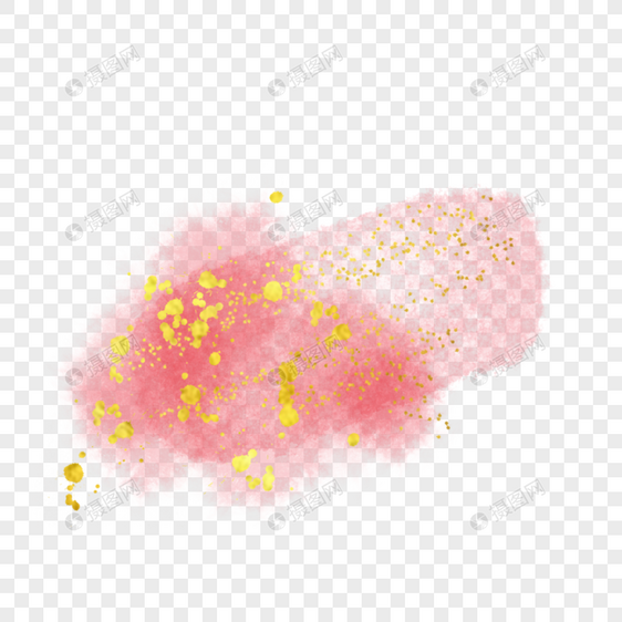 粉色抽象涂鸦水彩污渍图片