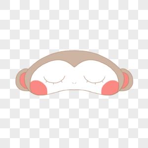 猴子头像可爱动物睡眠眼罩图片