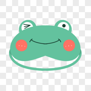 可爱青蛙造型可爱动物睡眠眼罩图片