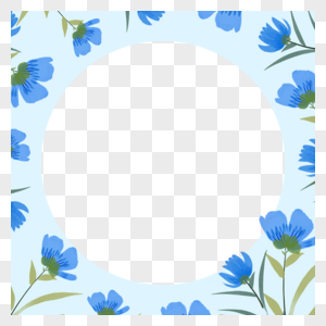 花卉facebook头像圆形边框图片