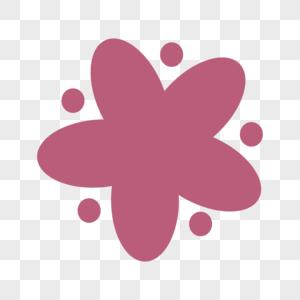 粉色五瓣花瓣花朵图片
